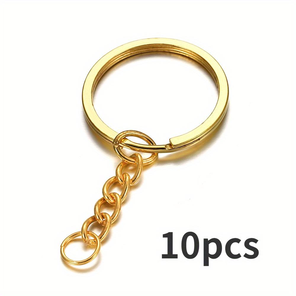 10-20 шт. брелок длиной 30 мм круглый открытый брелок DIY ювелирные изделия брелок кулон брелок кулон металл
