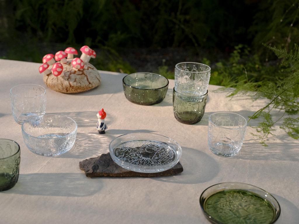 Imported Moomin by Glassware Collection Tumbler Cup 280ml Pair Set Clear Moomin Tableware Arabia 1070867 [Regular Goods] (Moomin ARABIA) Approx. (2