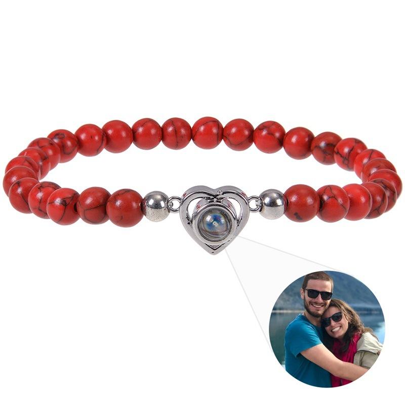 JYL TS Bracelet Bohemian Glass Guanyin Charm Invites Divine Blessings