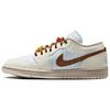 Jordan Air Jordan 1 Low Винтажные Баскетбольные Кроссовки Женские Бело-Синие IR7553-422