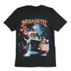 Megadeth - Санта С Рождеством Хлопковая Черная Футболка Полного Размера Для Мужчин Унисекс Футболка