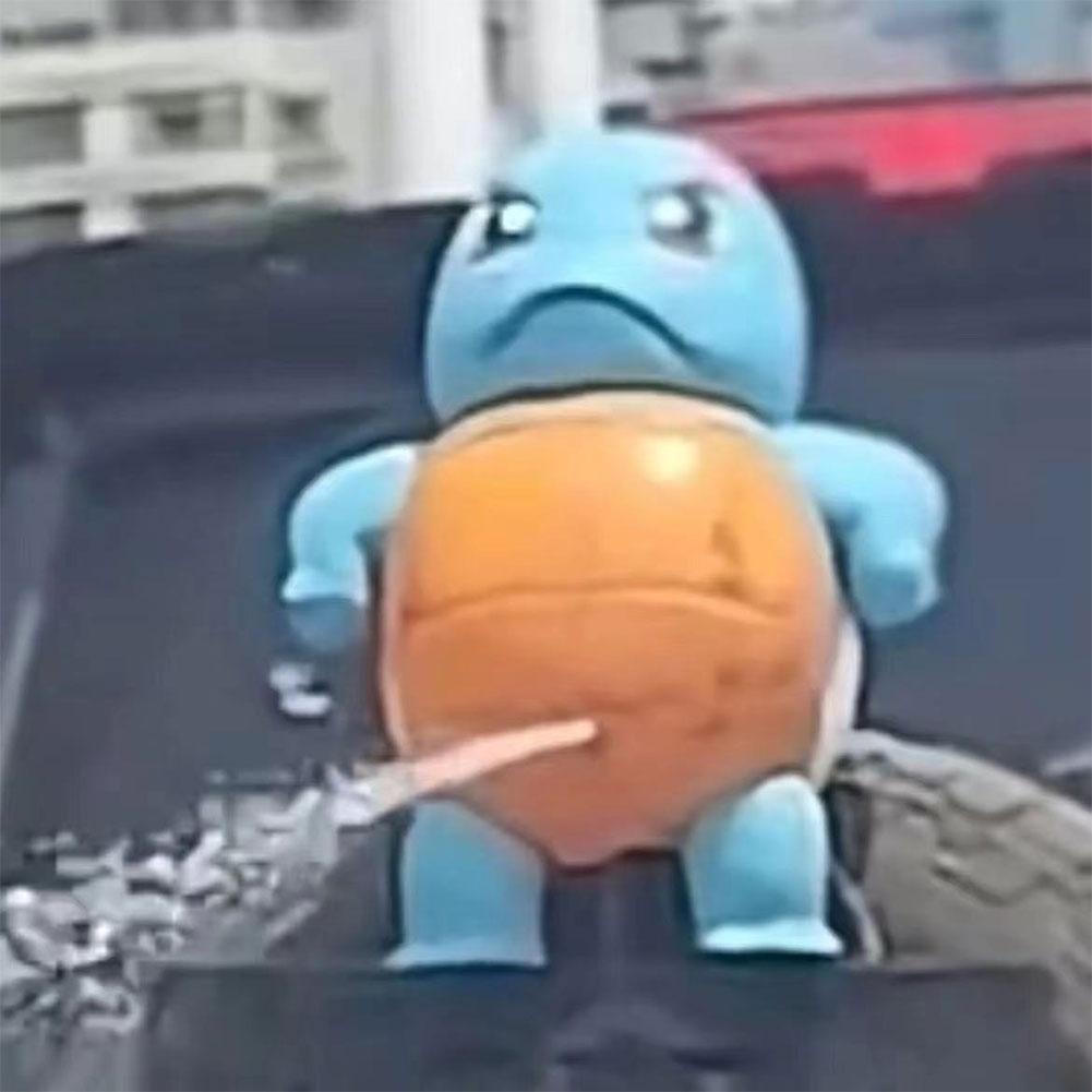 Распылитель воды Jenny Auto Kids Toys Милая модель игрушки Squirtle Orname Cartoon Creative Wireless Control Внешнее украшение Подвеска