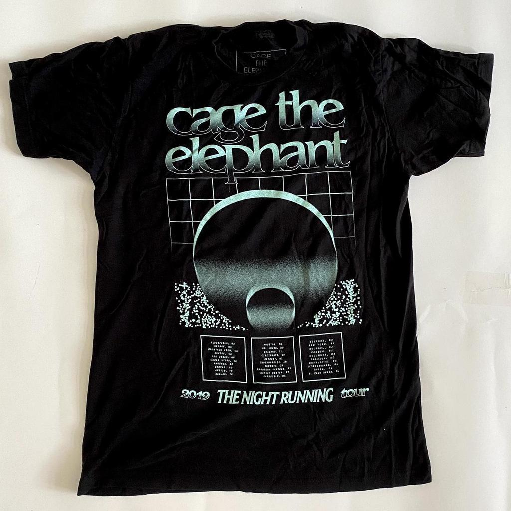 Cage the Elephant Night Running Tour T-Shirt Unisex Tee All size S-4XL