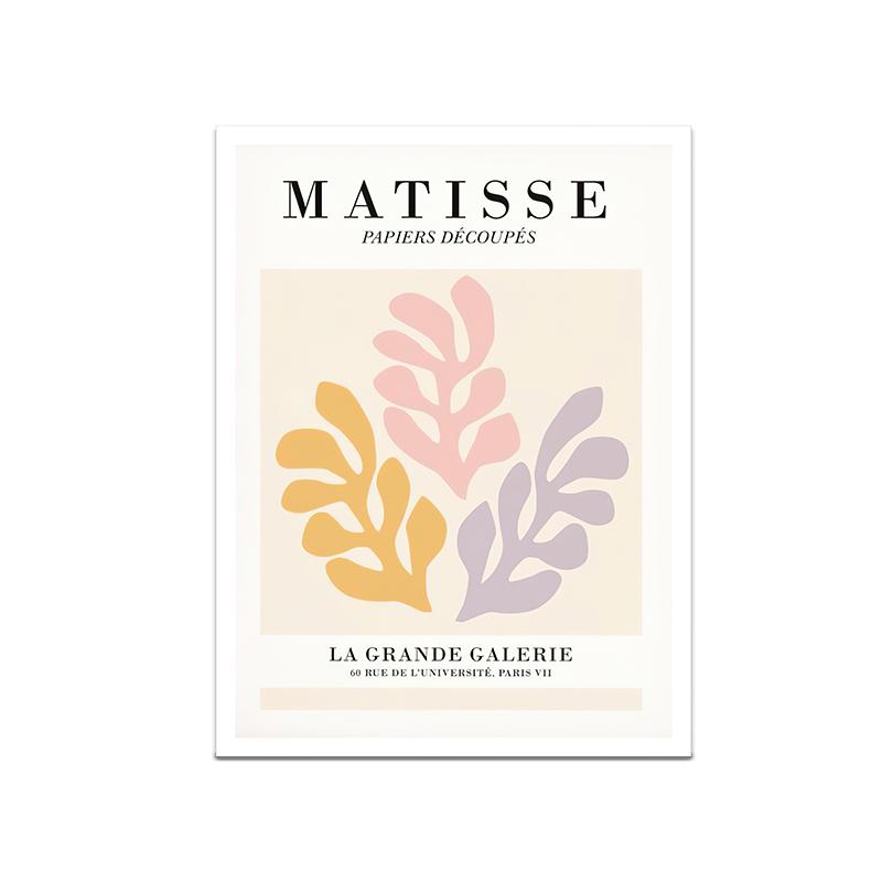 Абстрактные линии Картина на холсте Плакат Скандинавский Матисс Настенная печать Декоративная картина девушки Современная гостиная Домашний декор Без рамы