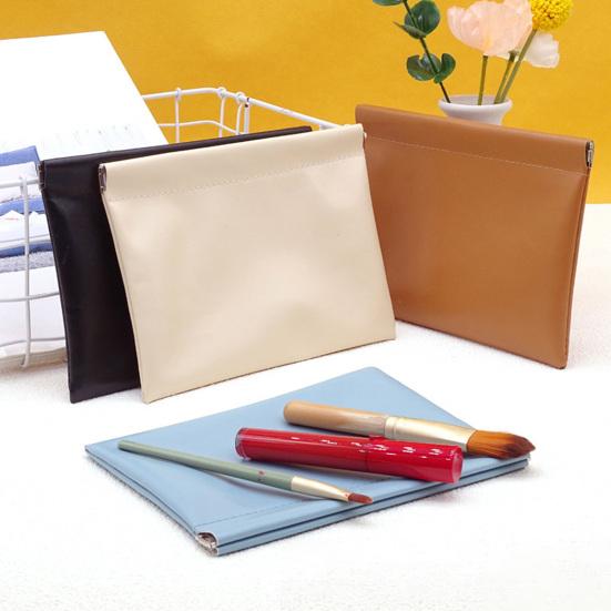 Coin Purse Portable Snap Closure Storage Pouch Earphone Bag Self-Closing Mini Cosmetic Bag for Jewelry Lipstick Coins