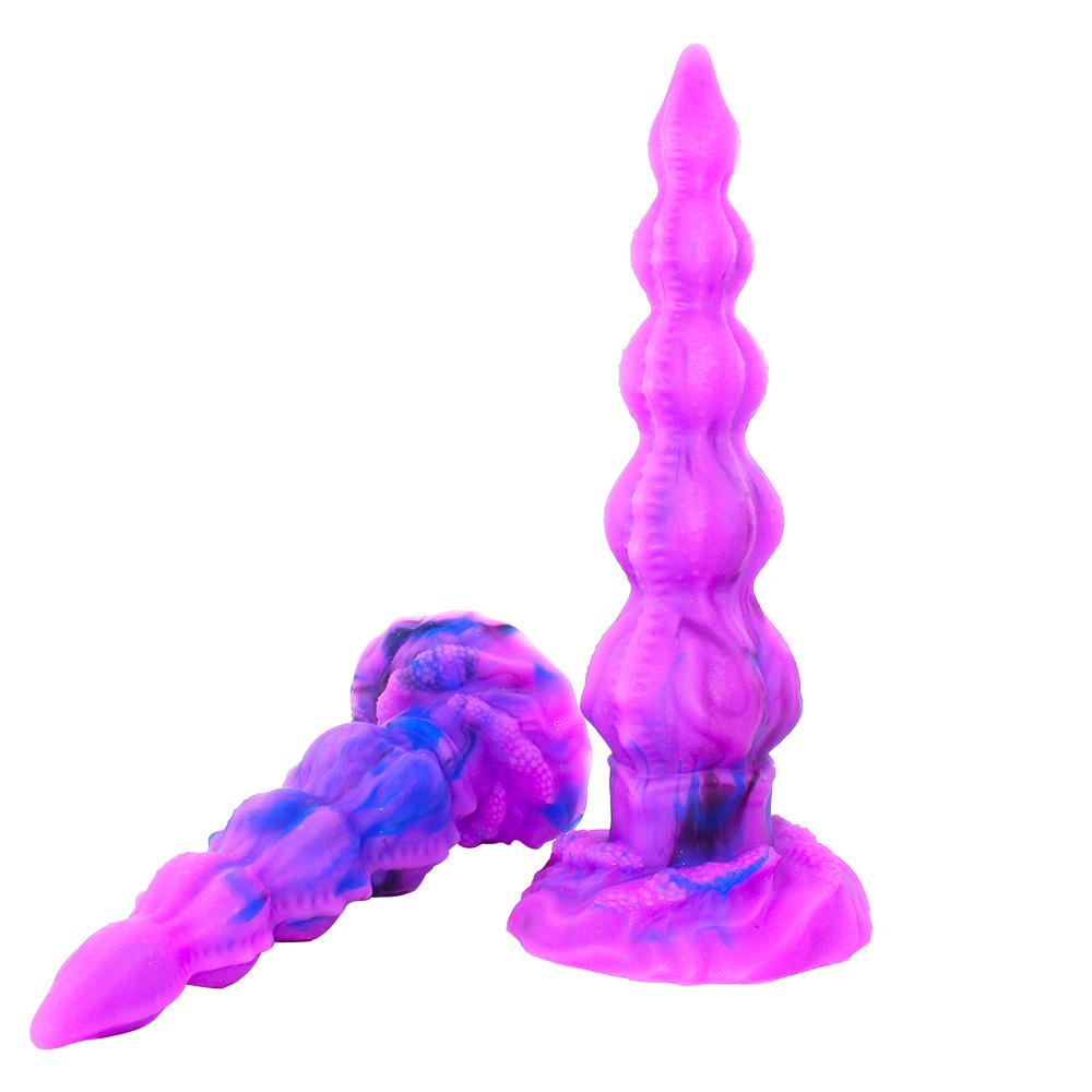 Набор жидких силиконовых анальных пробок для начинающих и продвинутых, мягкая гибкая реалистичная анальная секс-игрушка для мужчин и женщин