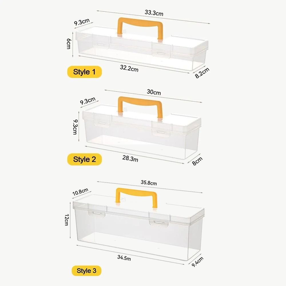 Transparent Storage Screw Box Impact-resistant Tool Storage Box Hardware Tool Box Organizer