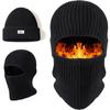 Knitted Beanie Hat Full Face Ski Mask Balaclava Hood Cap Neck Warmer for Outdoor