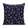 Decorative Printed Merry Christmas Theme Cushion Cover Xmas Decorations for Sofa Living Room Set of 5 12 x 12 inch Multi