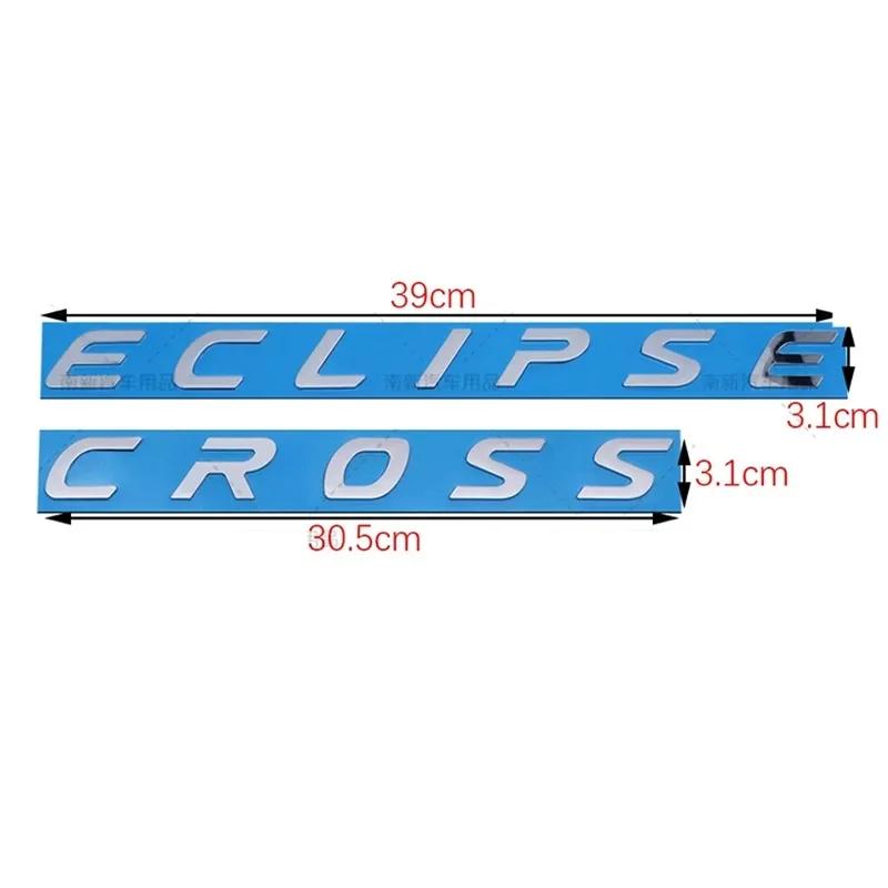 cyhk7 ABS Car Front Hood Sticker Emblem Decorative Badge for Mitsubishi ECLIPSE CROSS Logo Vehicle Tail Modified Decal Accessories