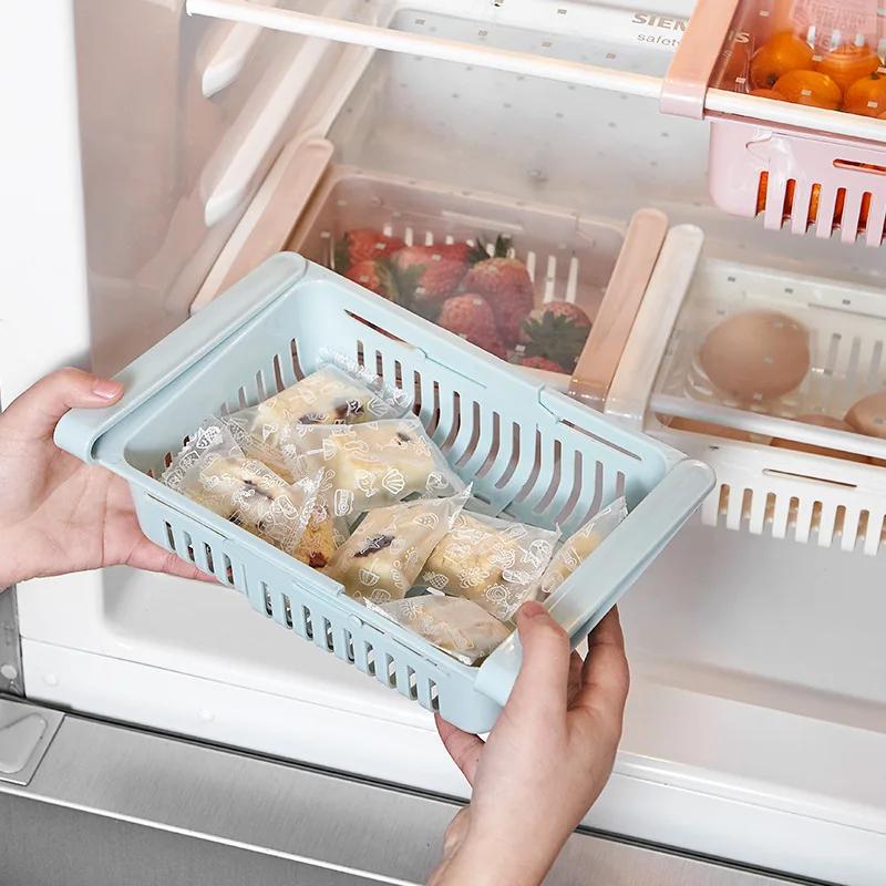 Кухонный ящик для хранения фруктов и продуктов в холодильнике, контейнер для фруктов, овощей, специй, пищевых продуктов, кухонный органайзер, ящик для хранения