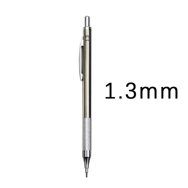 Набор механических карандашей 0,3/0,5/0,7/0,9/1,3/2,0/3,0 мм/7 шт., цельнометаллический художественный рисунок, живопись, автоматический карандаш с стержнями, офисные школьные принадлежности