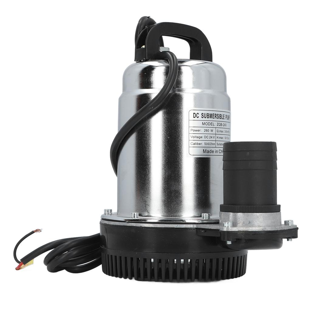 Солнечный водяной насос DC24V 260W High Lift Солнечный погружной насос для глубоких скважин с выходом 1 дюйм 1,5 дюйма 2 дюйма