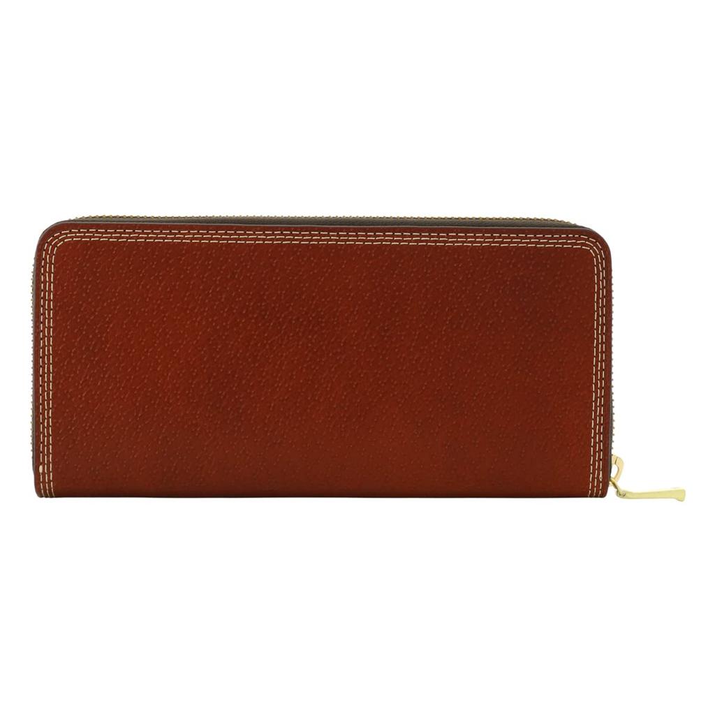 Long Wallet Round Zipper Genuine Leather Italian Leather 734606 Ternary Large Capacity Cowhide Black [Takeo Kikuchi] Men's [01]