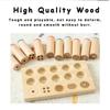 Детские сенсорные игрушки Тактильная доска Игра на сопоставление и сортировку Аудиальное обучение Раннее образование Учебные пособия Деревянная игрушка Монтессори
