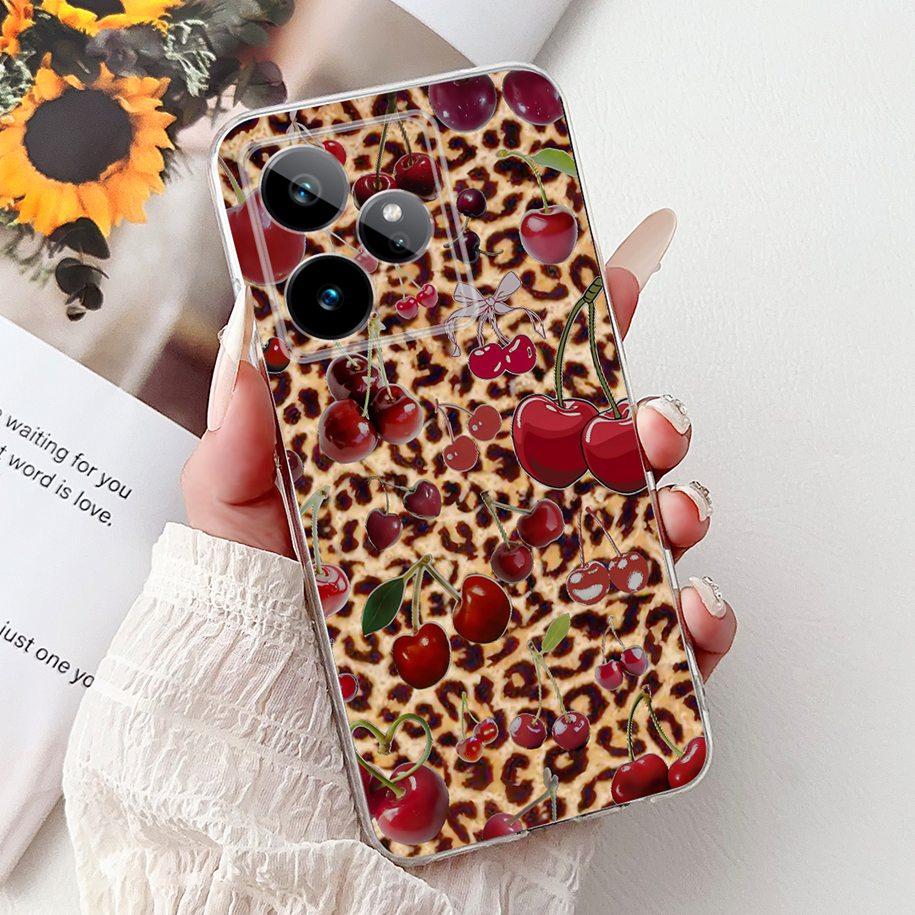 Чехол для Realme GT7 2025 RMX6688 Чехол Новая Мода Цветочный Мраморный Мягкий Силиконовый Чехол для Телефона Для Realme GT 7 Pro 7T Realme7 Fundas