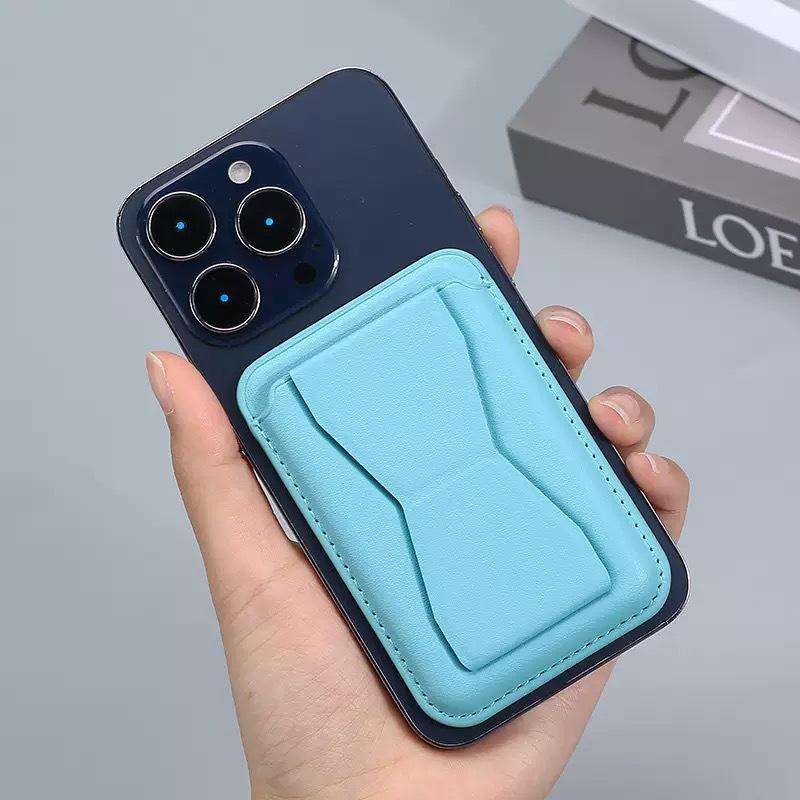 Для iphone 16-12 магнитный держатель для карт, чехол-книжка с задней крышкой, кожаный чехол-кошелек для мобильного телефона с бабочкой