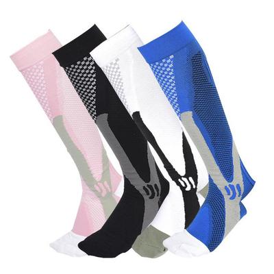 Унисекс Компрессионные носки для занятий спортом на открытом воздухе для бега, фитнеса, йоги и футбола