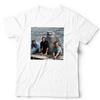 Jaws T Shirt Funny Unisex and Kids Shark Movie Film Lover Horror Mash Up