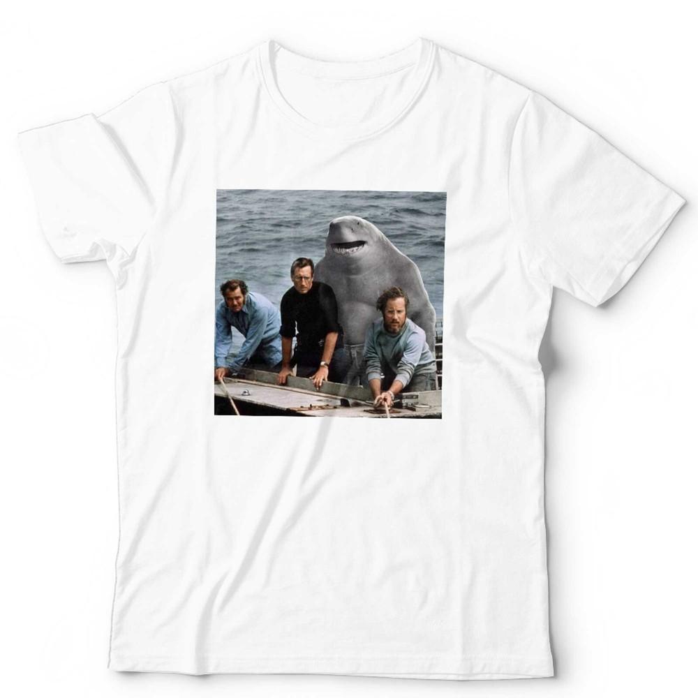 Jaws T Shirt Funny Unisex and Kids Shark Movie Film Lover Horror Mash Up