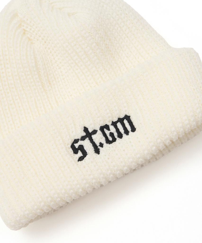 STIGMA Шапка классическая с логотипом Stgm Цвет: Слоновая кость