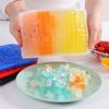 160 Grid Mini Silicone Ice Tray Ice Cubes Foldable Ice Mold  Breaker Grid Tray Small Square Mold Maker Silicone Mold