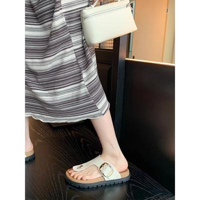 Ретро плетеные туфли-рыбаки женские 2025 лето полые дышащие с мелким вырезом одинарные туфли на плоской подошве сандалии Мэри Джейн с юбкой