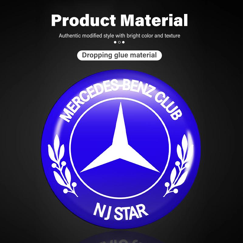8pcs Car Door Keyhole Sticker Lock Protector Anti-blocking Decal For Mercedes Benz AMG A C E S G Class W201 W210 W108 W204 W205 UWXYZ1