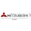 3D Metal Letters Car Side Trunk Emblem Sticker for Mitsubishi Outlander, Pajero, Lancer – Car Decoration