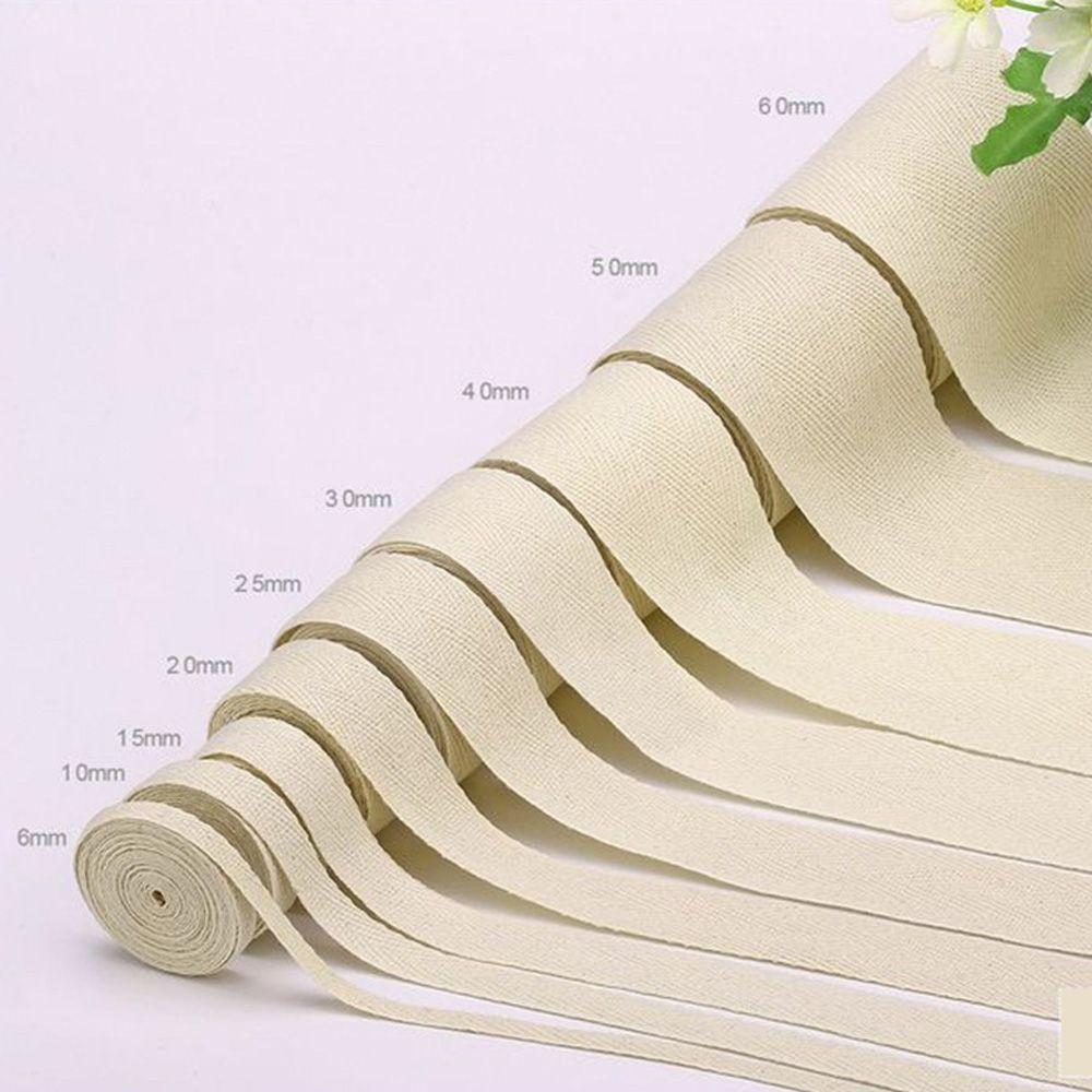 50M Cotton Bias Binding Tape Roll Sewing Trims Craft Edging Ribbon Trimming 1-5cm Wide Herringbone Fabric Crafts DIY