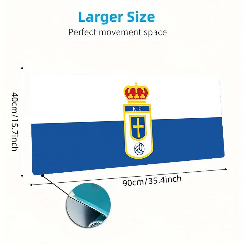 RIO Flag Color Mouse Pad Large Gaming Table Cushion Non-slip Laptop Tablet Big Mousepad XXL Mat Mini PC Playmat With Lock edge