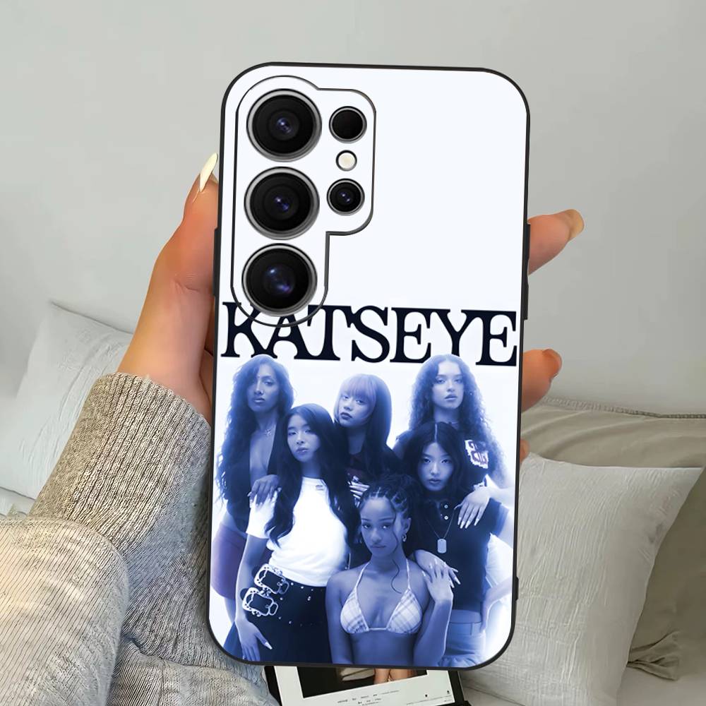K-KATSEYE Музыкальный чехол для телефона Samsung S 24 Fe 25 Ultra Plus 20 Lite 21 30 22 23 24 22 Ultra 5G Fundas