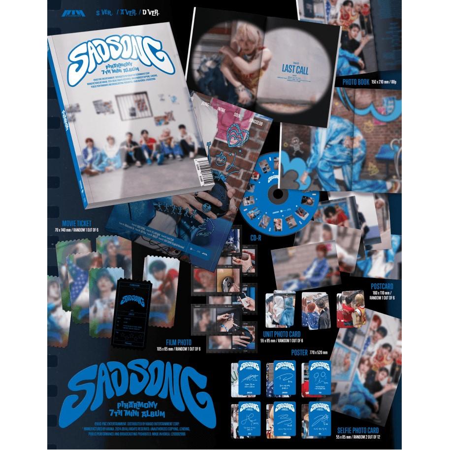 P1Harmony [SAD SONG] 7-й мини-альбом, наклейка от AsiaPopGang в подарок