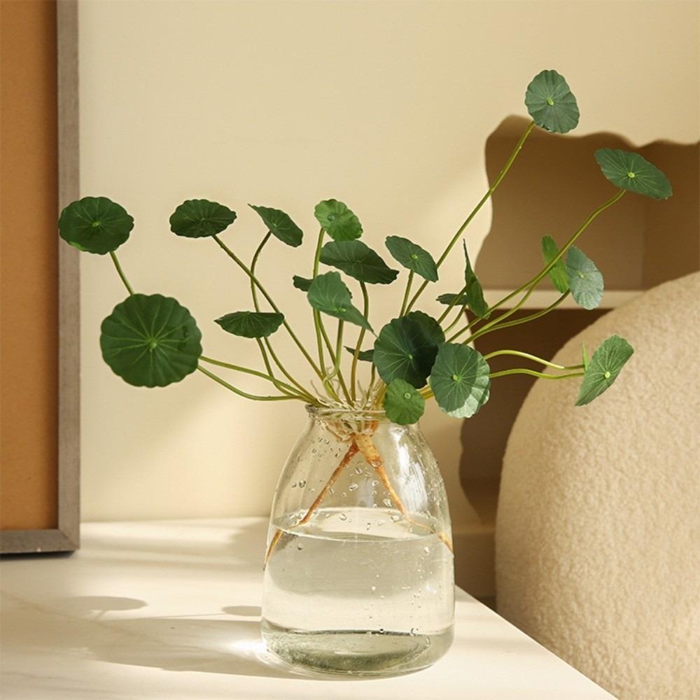Floral Artificial Faux Plants Decorative Fake Lotus Leaves Living Room Ornaments