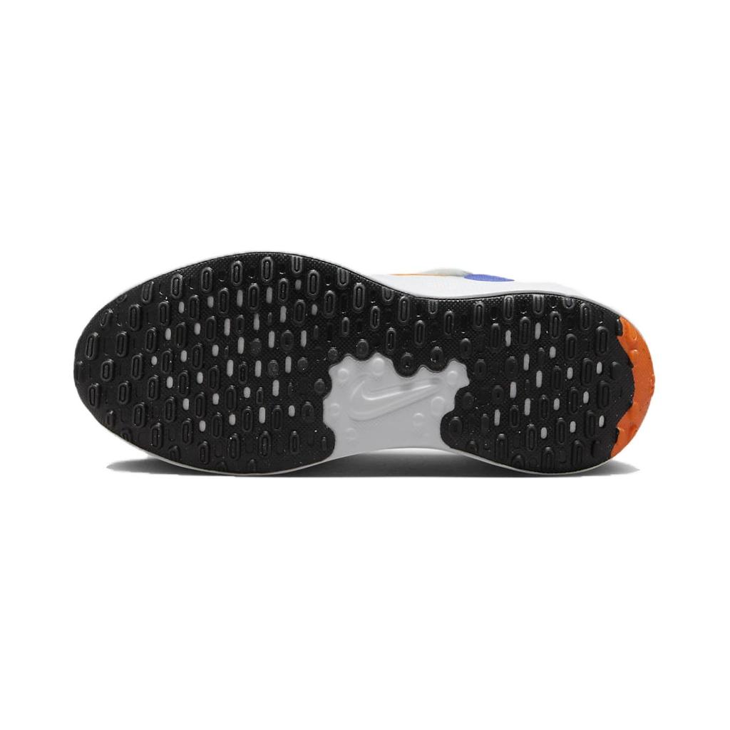 Nike Revolution 7 PS White Astronomy Blue Orange Kids Sneakers Total-Orange Team-Orange FB7690-102