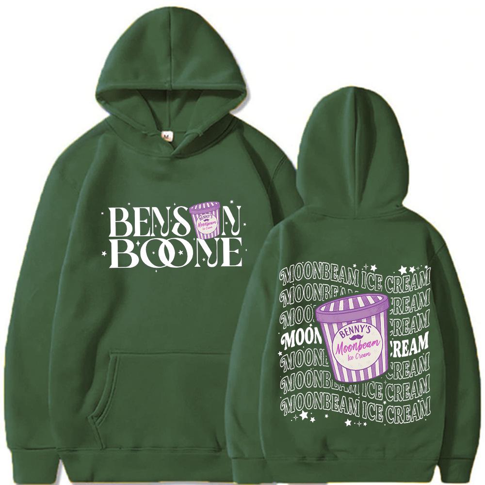 Benson Boone 2025 Tour Hoodie - Moonbeam Ice Cream Edition