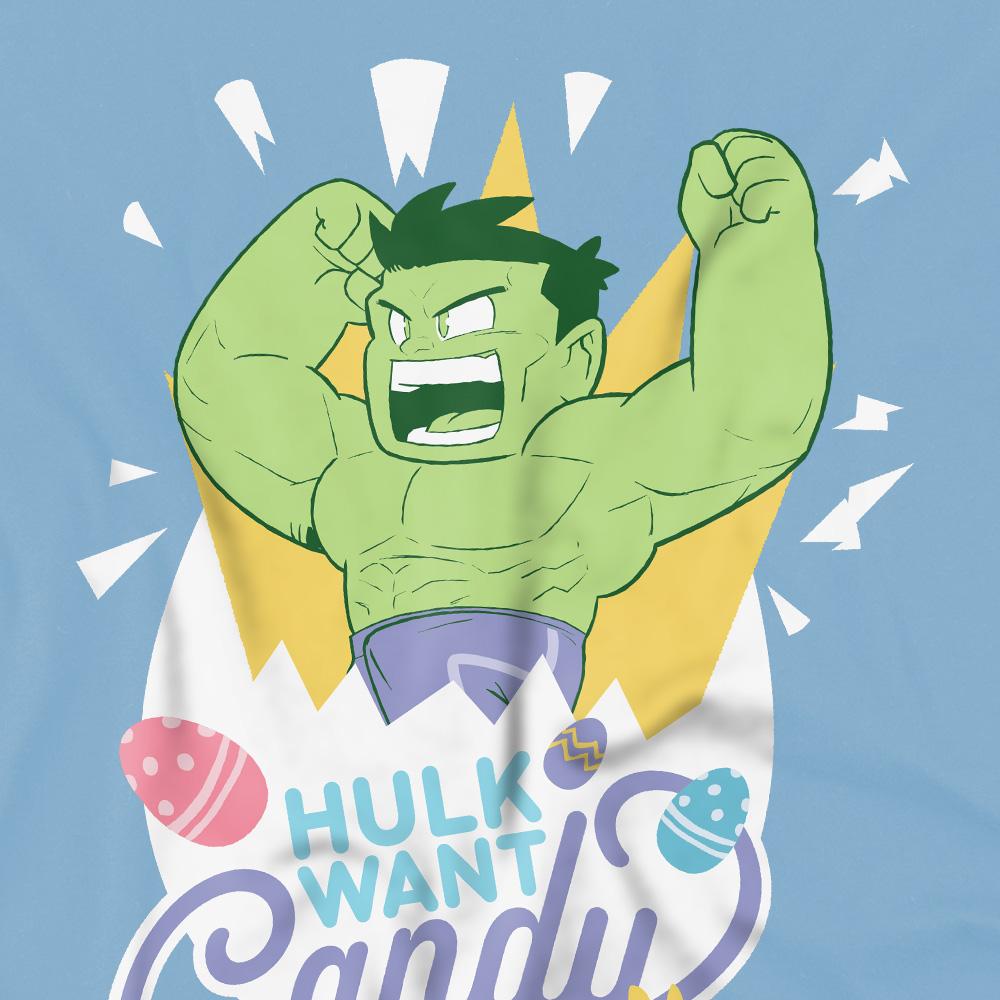 Hulk Childrens/Kids Want Candy Easter T-Shirt