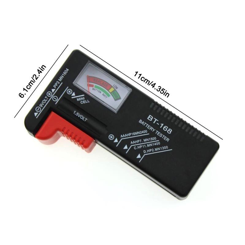 Индикатор Проверки Емкости Батареек Быстрый Тестер Батарей 1.5V AA AAA 9V Квадратный Инструмент для Проверки Емкости Батарей для Дома