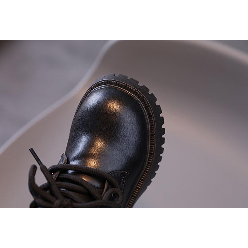 Детские ботинки Martin, осенне-зимние, новые, модные, британские, кожаные ботинки для девочек, короткие ботинки для мальчиков с мягкой подошвой