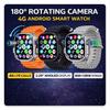 Смарт-часы 4G на Android с вращающейся на 180° камерой, 2,29-дюймовым AMOLED-дисплеем, 8 ГБ ОЗУ 128 ГБ ПЗУ, разблокировкой по отпечатку пальца, WiFi, GPS