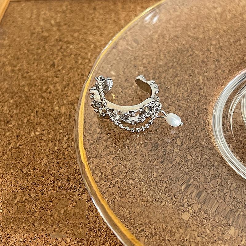 Трендовое геометрическое кольцо с жемчугом для женщин, стильный регулируемый винтажный дизайн на 2023 год