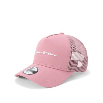 Youth 9FORTY A-Frame Trucker Mesh Cap 15171644 NER36C9655 Cosmetic Pink Handwritten Logo ONSPOTZ Exclusive Kids Snapback 52-56cm