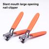 Nail Clipper Slanted Blade Nail Cutter Ingrown Clippers For Thick Toenails Stainless Steel Nail Remover Nail Fingernail Trimmer