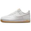 Air Force 1 07 White University Gold Gum Мужские кроссовки Gum-Light-Brown DZ4512-100