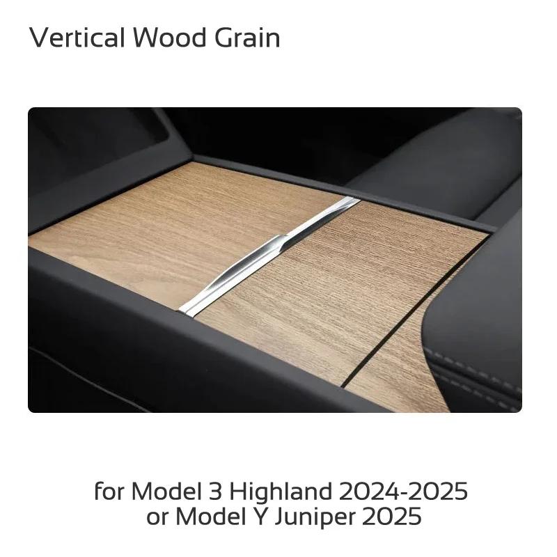 Для Tesla Model 3 Highland 2024 Y Juniper 2025 Защитная наклейка на крышку центральной консоли Пленка для панели центрального управления Автомобильные аксессуары