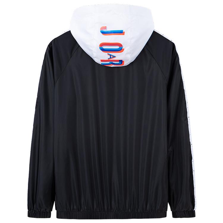 Jordan Спортивная куртка с капюшоном и логотипом Color Block, детские куртки, черный цвет JD2112022GS-001