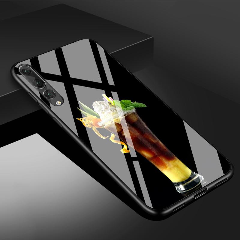 Чехол для телефона из закаленного стекла для Huawei P20 P30 P40 P40 Lite Pro Psmart Mate 20 30 Cover Shell