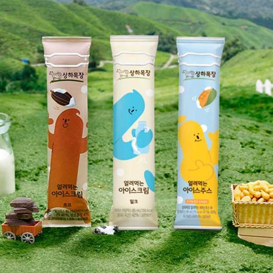 Замороженное мороженое Sangha Ranch 85 мл, 24 шт., 3 вида, выберите 1, корейские сладости