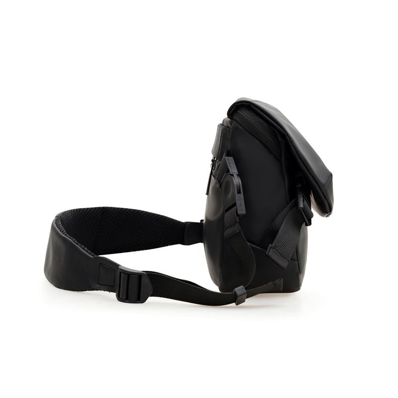 Men's Fashion Waterproof Crossbody Shoulder Bag Lightweight Large Capacity Casual PU Messenger Bag