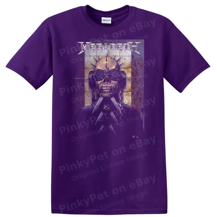 Skull Graphic T Shirt Heavy Metal Music Lover Tee Casual Wear
